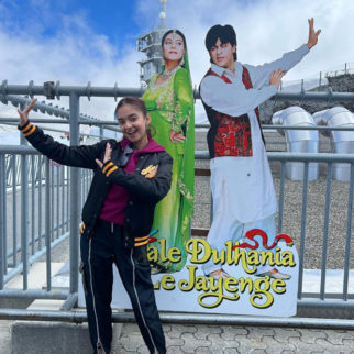 Anushka Sen vacations in Switzerland; shares this iconic photo with DDLJ poster at Mount Titlis