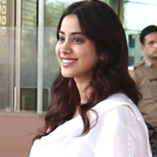 Janhvi Kapoor clicked in white salwar at the airport