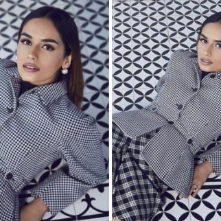 Manushi Chhillar nails fall fashion with her checkered Dior outfit