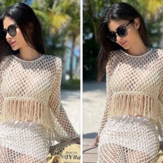 Mouni Roy stuns in white lace co-ord set worth Rs. 21K as she shares sun-kissed photos from Maldives