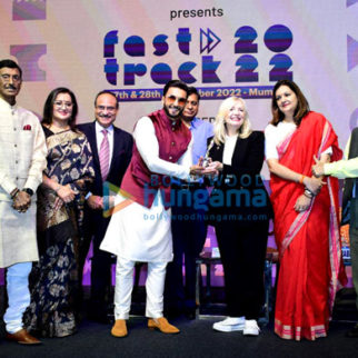 Photos: Ranveer Singh snapped at the inaugural event of FICCI Frames Fast Track 2022