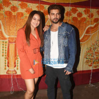 Photos: Sonakshi Sinha and Zaheer Iqbal snapped at the promotions of their song Blockbuster