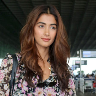 Pooja Hegde clicked at the airport in flowy floral outfit