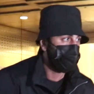 Ranbir Kapoor rocks a bucket hat with all-black outfit