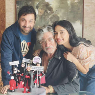 Shraddha Kapoor and Siddhanth Kapoor celebrate dad Shakti Kapoor's 70th birthday with Crime Master Gogo themed cake, see photos 