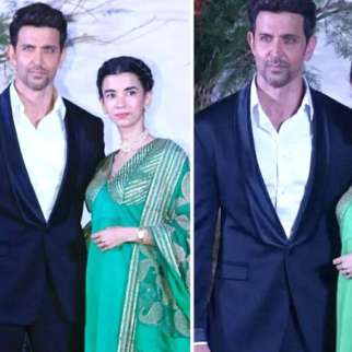Hrithik Roshan and Saba Azad appear much-in-love as they make their way together to Richa Chadha and Ali Fazal's wedding celebration