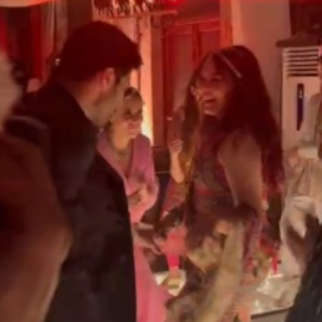 INSIDE VIDEOS: Richa Chadha and Ali Fazal look so in love dancing to ‘Teri Baaton Mein’; cut a huge cake at the wedding reception