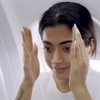 Rashmika Mandanna shares BTS of getting makeup done on flight