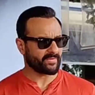 Saif Ali Khan poses for paps amidst promoting Vikram Vedha