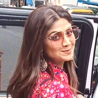 Shilpa Shetty poses for paps as she gets snapped with her mom