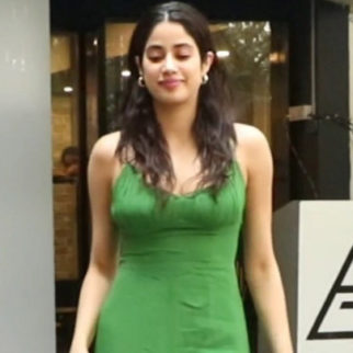 Janhvi Kapoor looks beautiful in a green dress