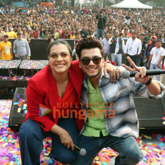 Photos: Kajol and cast of Salaam Venky snapped promoting their film at Malad Masti