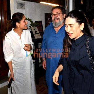 Photos Kareena Kapoor Khan, Saif Ali Khan, Karishma Kapoor and Kunal Kapoor snapped at Izumi in Bandra (6)